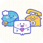 cute icon friends android application logo